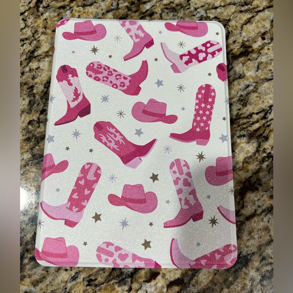 Kindle Pink Cowboy Boot Case for 6.8 Inch Kindle Paperwhite
